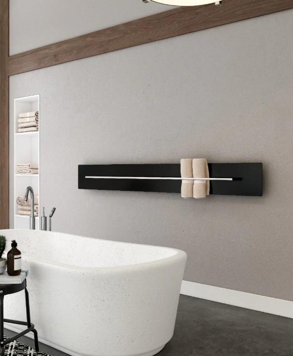 Instamat Teso H designradiator horizontaal 75,6 x 150 cm, Radiator, Niet ingevuld, 150 cm of meer, Zo goed als nieuw