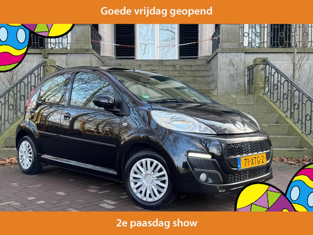 Peugeot 107 1.0 Active 5Drs Airco Led/Dag Rij Verlichting To, Voorwielaandrijving, Gebruikt, 4 stoelen, Origineel Nederlands