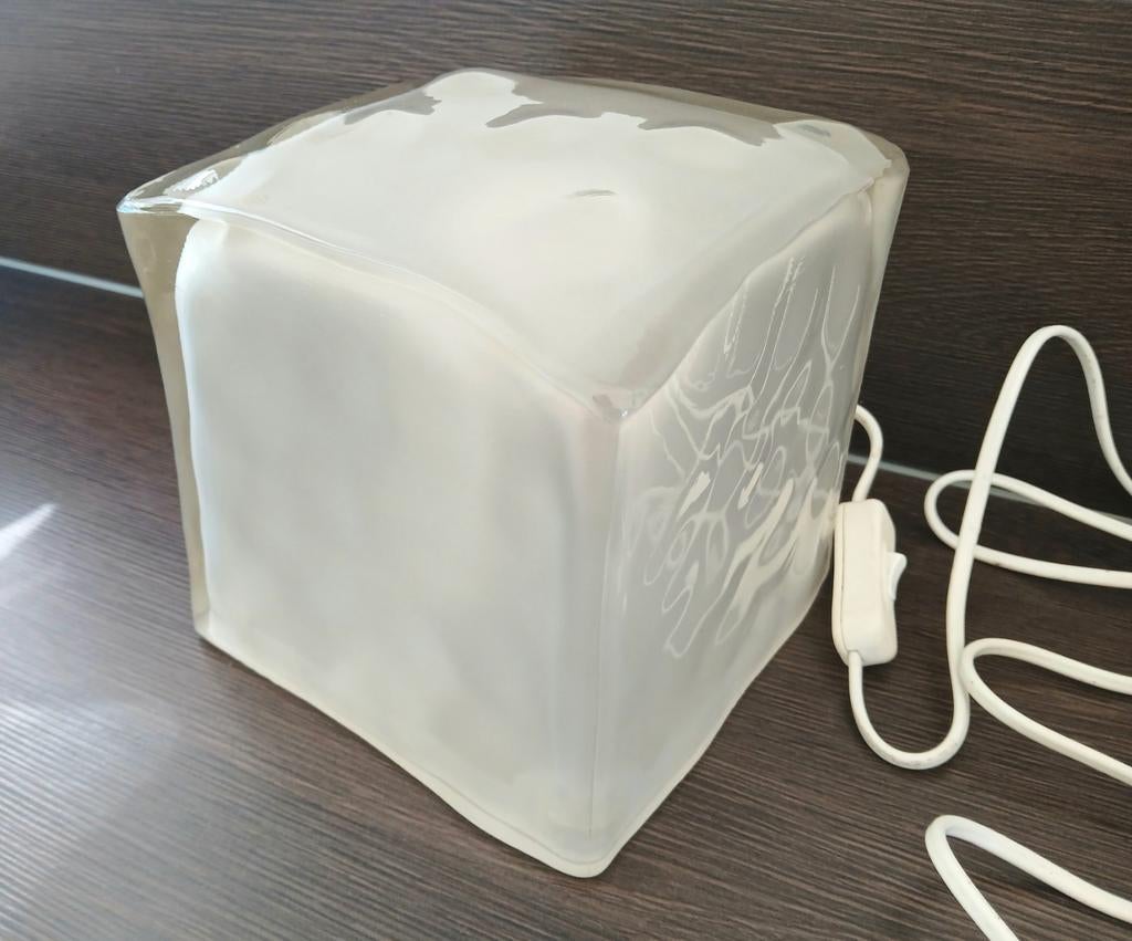 Ice cube lamp ikea, Ophalen of Verzenden, Zo goed als nieuw, Glas