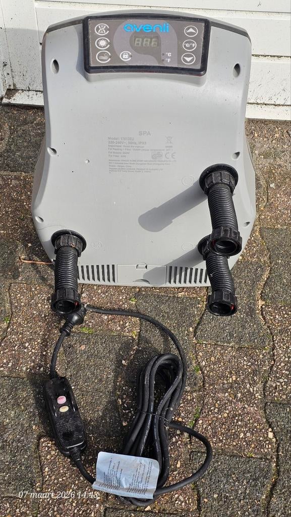 Jacuzzi filter pomp Avenli 17612EU, Tuin en Terras, Bubbelbaden en Hottubs, Ophalen, Gebruikt, Filter, Opblaasbaar
