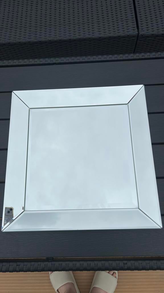 Spiegel/Dienblad - Erik Kuster Stijl - 40 x 40., Minder dan 50 cm, Ophalen of Verzenden, Zo goed als nieuw, Minder dan 100 cm