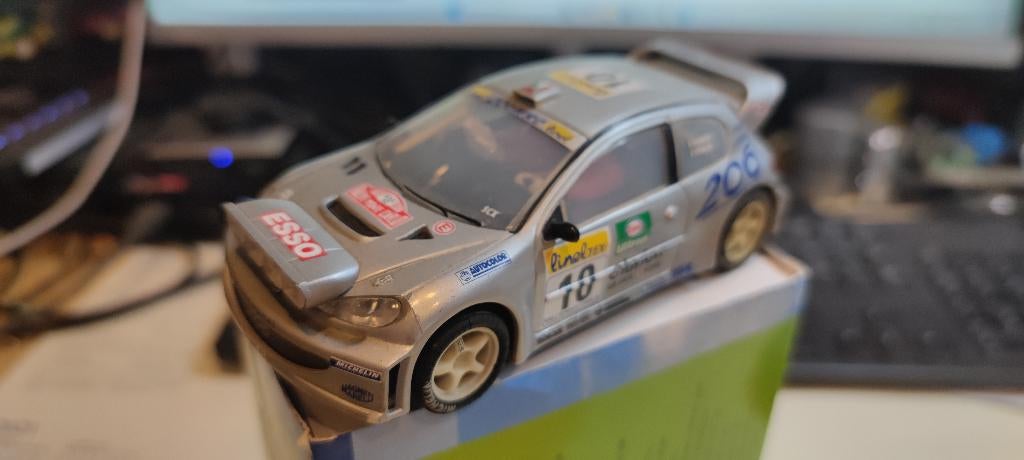 scalextric peugeot 205, Ophalen of Verzenden, Gebruikt, Elektrisch, Overige merken