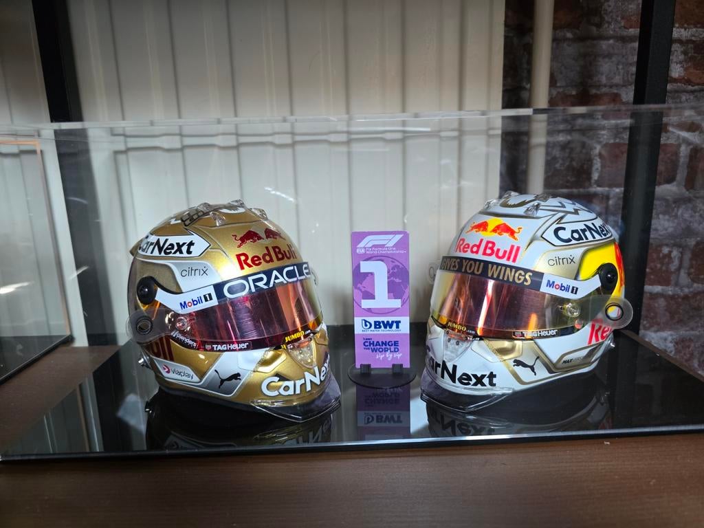 Max Verstappen 2022 Helmen - Replica Set, Ophalen of Verzenden, Nieuw, Formule 1
