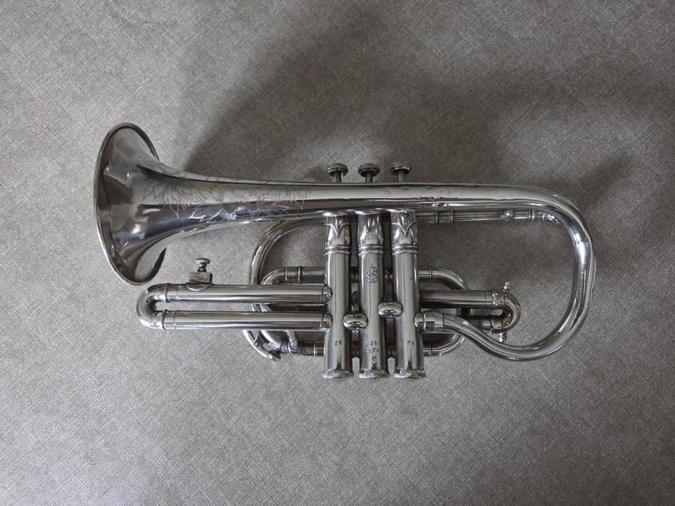 Vintage Cornet Bandmaster Salvationist Supplies Ltd, Ophalen of Verzenden, Gebruikt, Overige typen