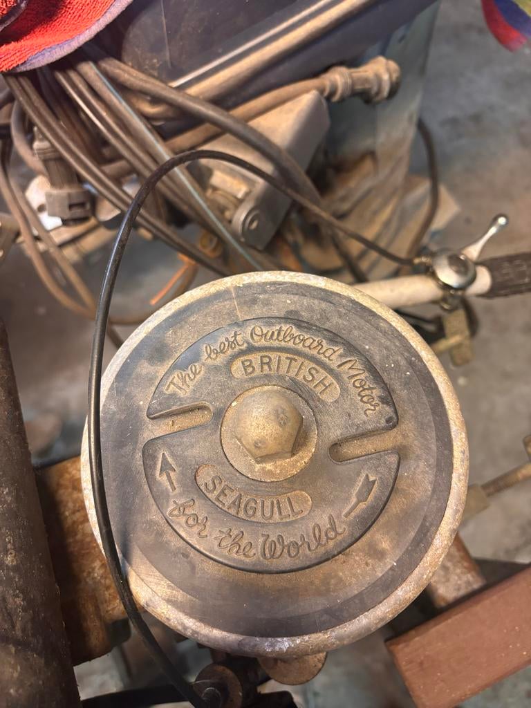 Vintage British Seagull buitenboordmotor, Ophalen of Verzenden, Gebruikt