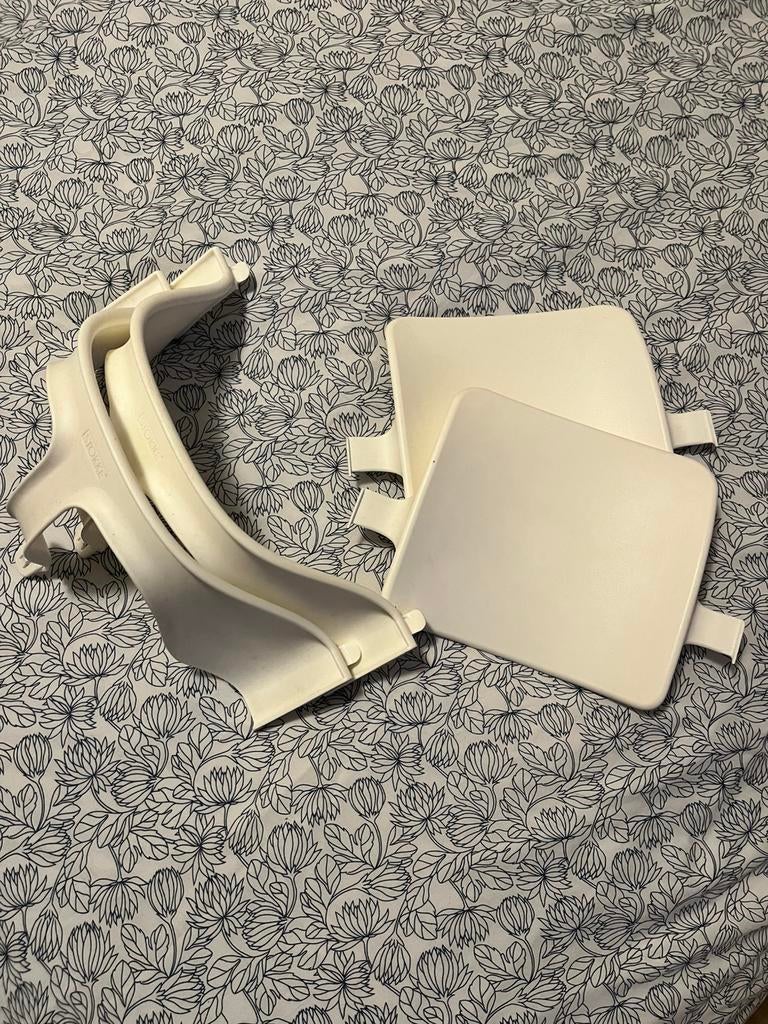 Stokke Tripp Trapp zitje, 2x (tweeling), Ophalen of Verzenden, Zo goed als nieuw, Meegroeistoel