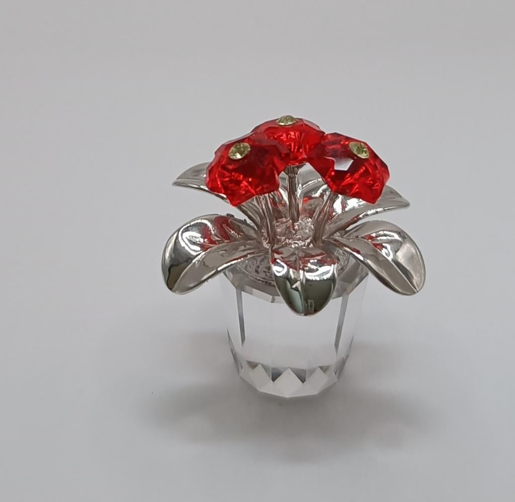 Swarovski beeldje poinsettia, ., Ophalen of Verzenden, Zo goed als nieuw, .
