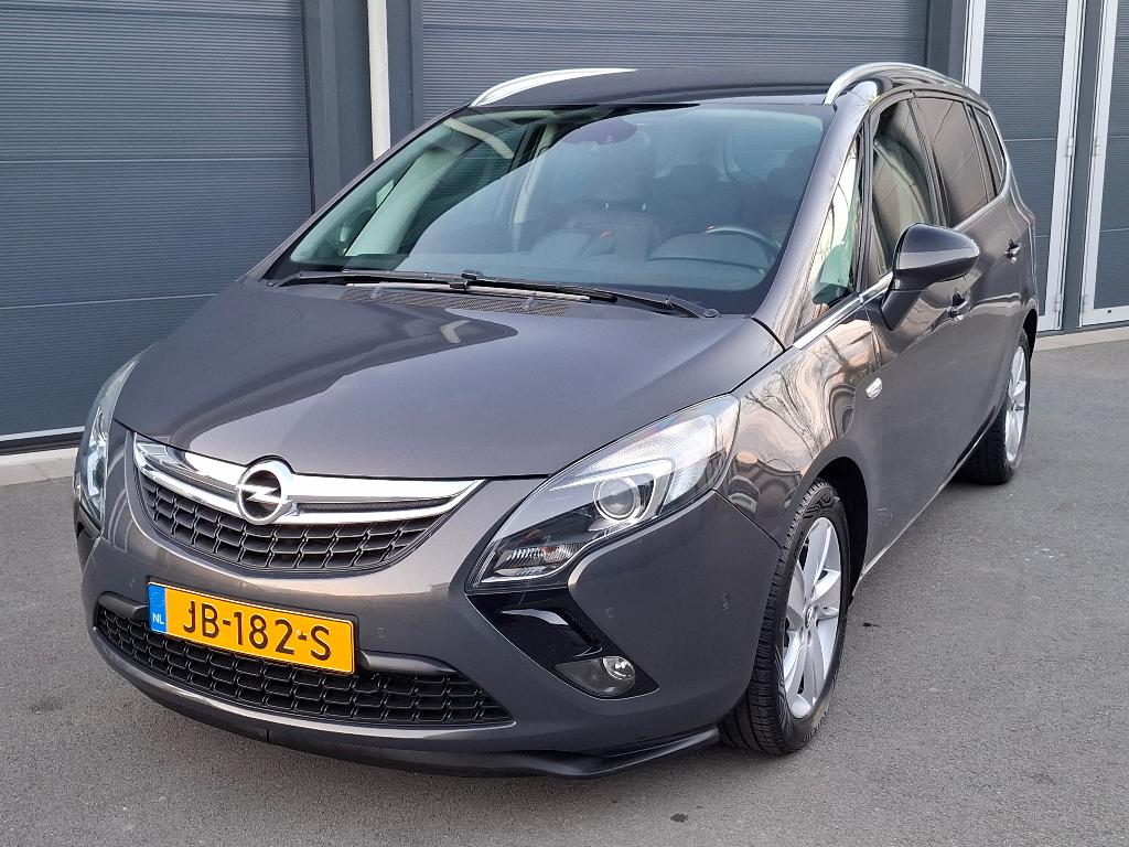 Opel Zafira 1.4T Business+ 7p. 103KW 2016 Grijs - Leer, Zwart, 4 cilinders, 7 stoelen, Bedrijf