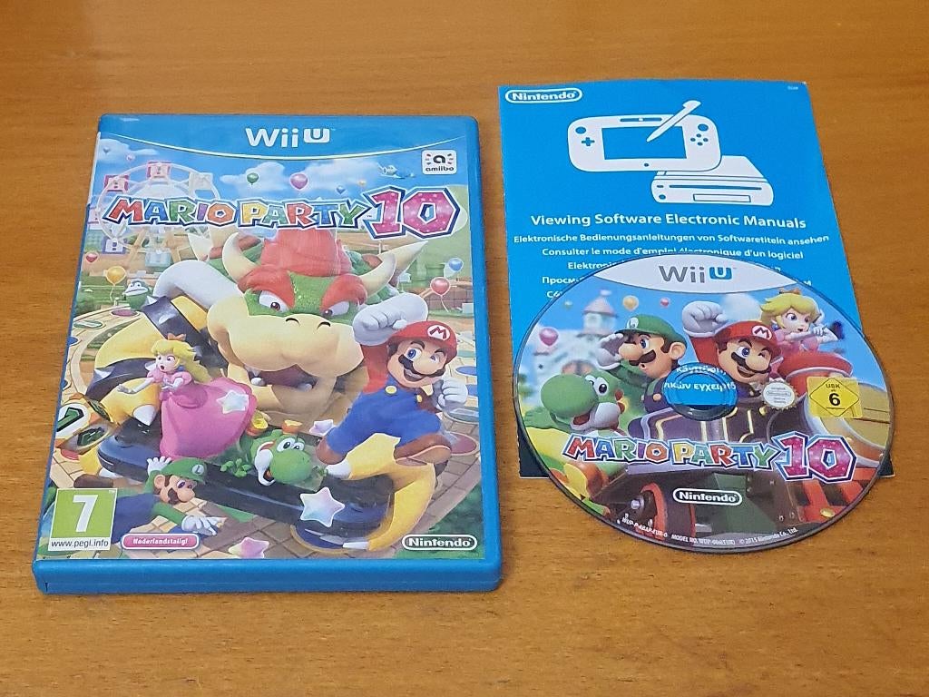 Wii U | Mario PARTY 10, Spelcomputers en Games, Games | Nintendo Wii U, Gebruikt, Avontuur en Actie, 3 spelers of meer, Vanaf 3 jaar