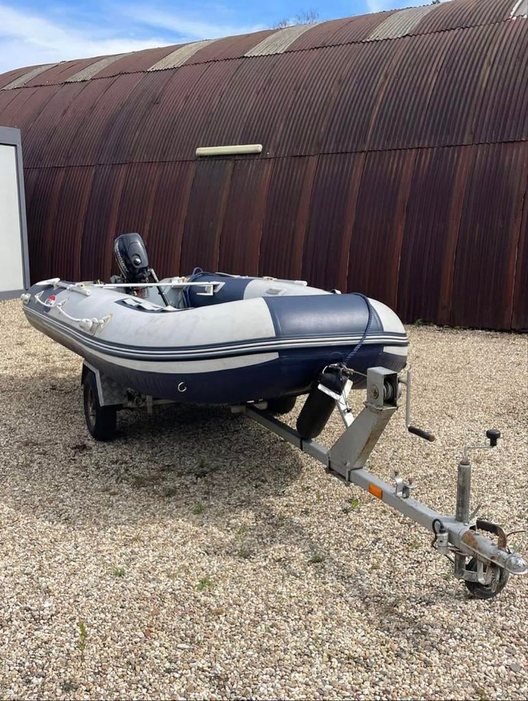 BB-Line Rubberboot met Trailer - Aluminium Bodemplaat, Ophalen, Gebruikt