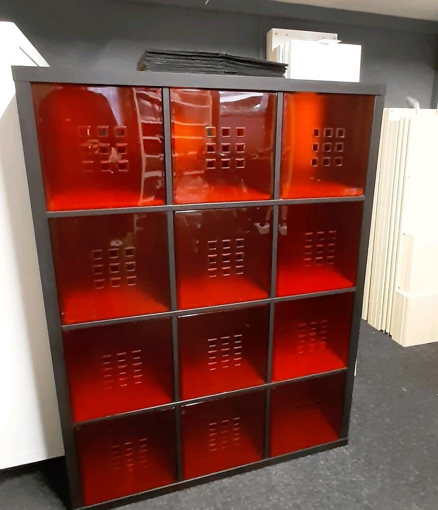 12 lekman bakken voor ikea kallax Vakkenkast, Ophalen, Zo goed als nieuw