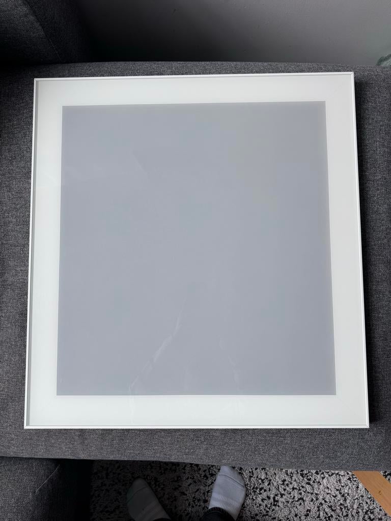 IKEA Besta Vitrinedeur 60x64 cm - Wit/Melkwit, Huis en Inrichting, Ophalen, 50 tot 100 cm, Minder dan 25 cm, Minder dan 100 cm