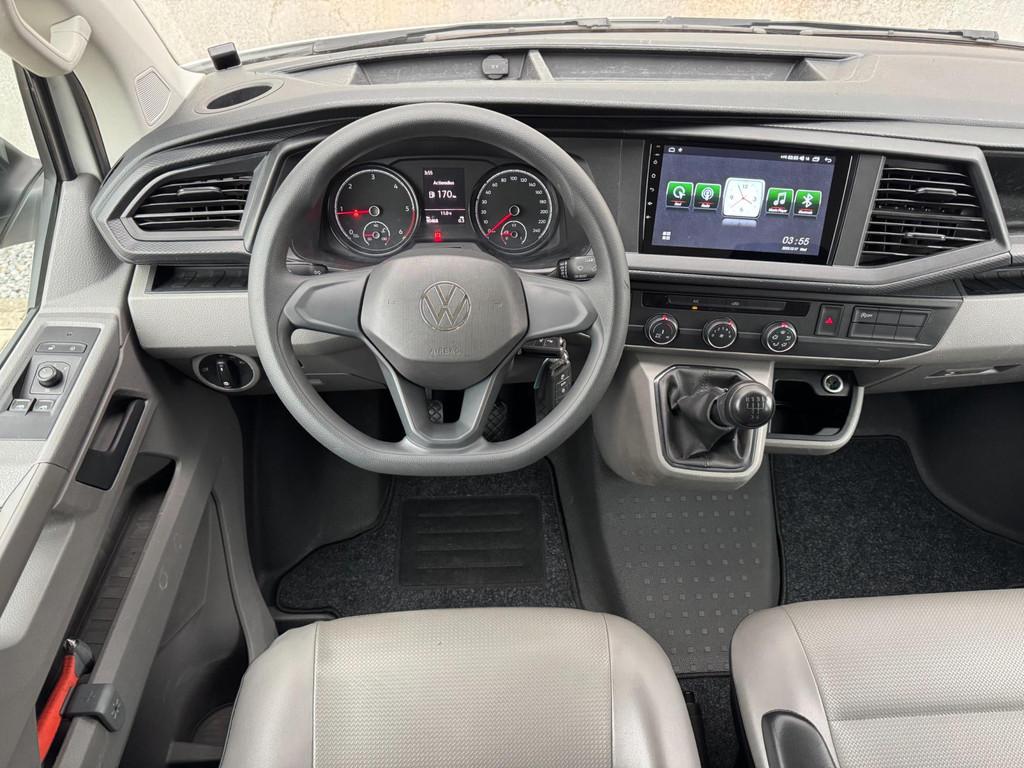 Volkswagen Transporter 2.0 TDI L2H1 DC Pick Up 6pers Airco N, Auto's, Voorwielaandrijving, Start-stop-systeem, Euro 6, 4 cilinders