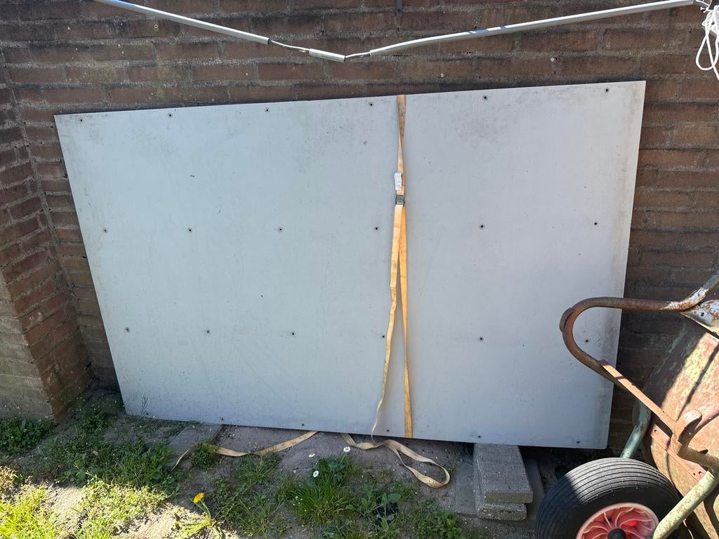 Trespa plaat, 185 x 120 cm, 6mm, gebruikt, Doe-het-zelf en Verbouw, Platen en Panelen, Ophalen, Gebruikt, HPL, Minder dan 20 mm