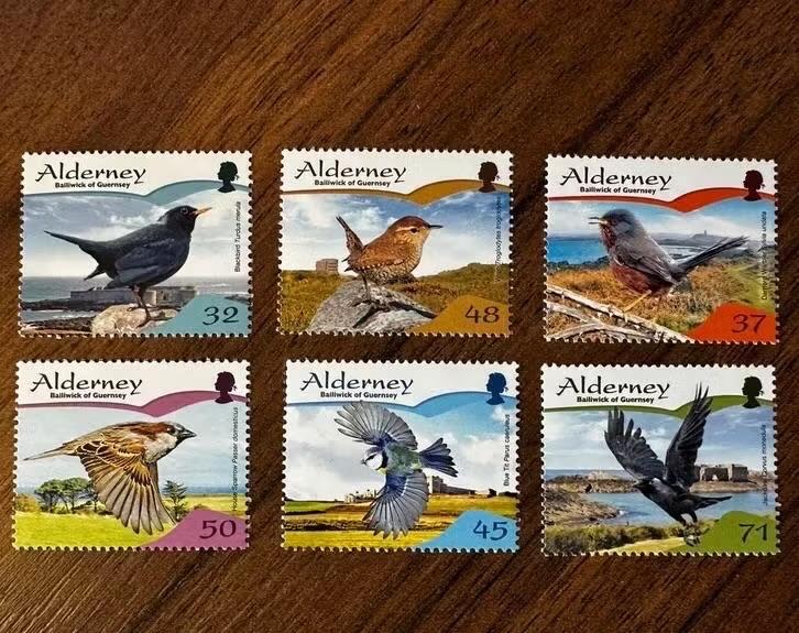 Alderney 2007 vogels postfris, Ophalen of Verzenden, Postfris