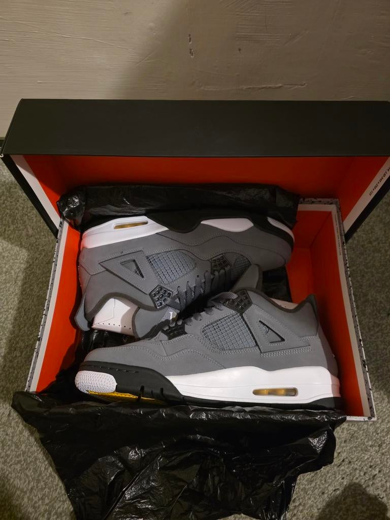Air Jordan 4 Cool Grey - Maat 45 - Nieuw in doos, Kleding | Heren, Schoenen, Overige kleuren, Nike Jordan, Nieuw, Ophalen of Verzenden