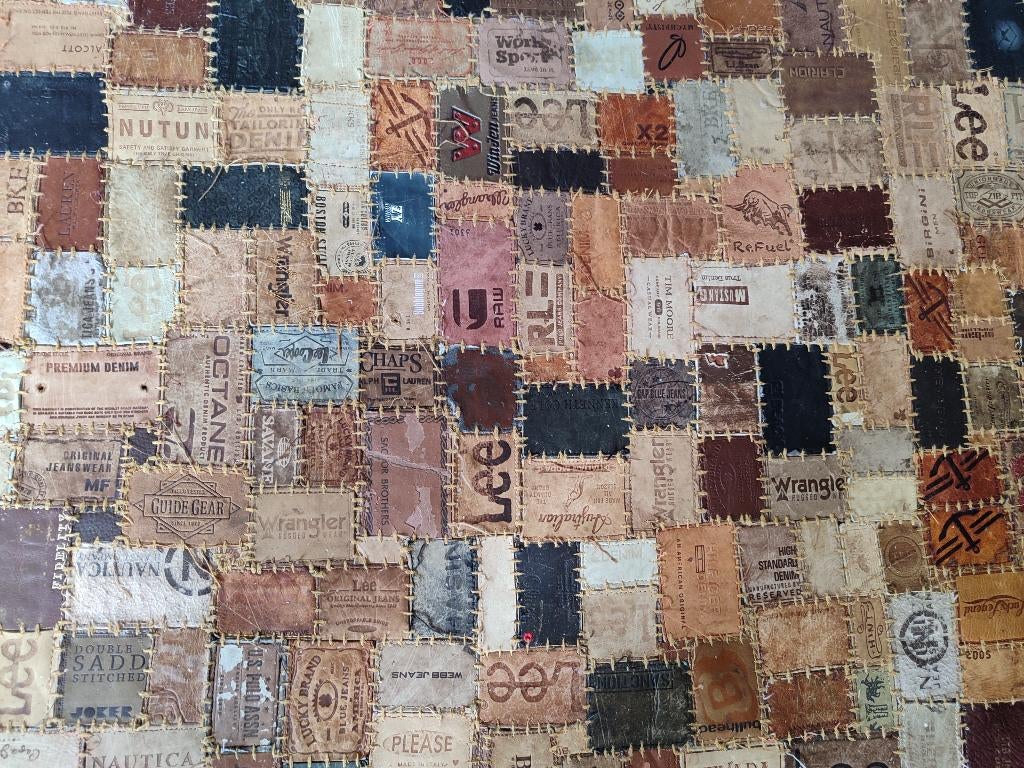 Vloerkleed Royal labels 230x160 Loods5, Ophalen, Gebruikt, Overige kleuren, 200 cm of meer