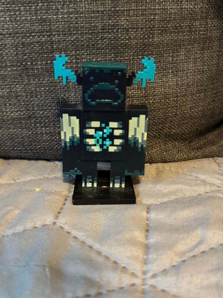 Minecraft Warden Figuur - Verzamelobject, Ophalen of Verzenden, Zo goed als nieuw, Jongen of Meisje