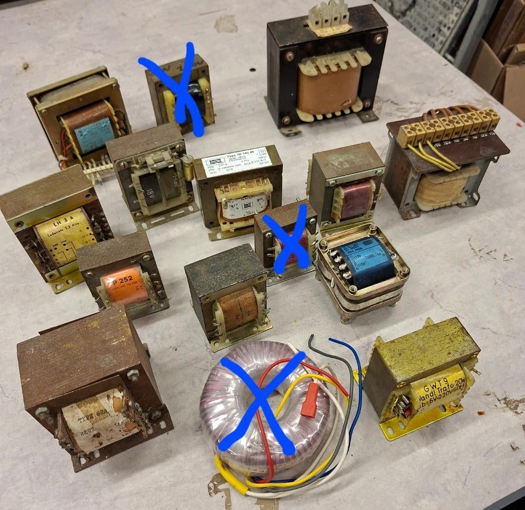 Partij laagspanning voedingstrafo's, Ophalen of Verzenden, Gebruikt