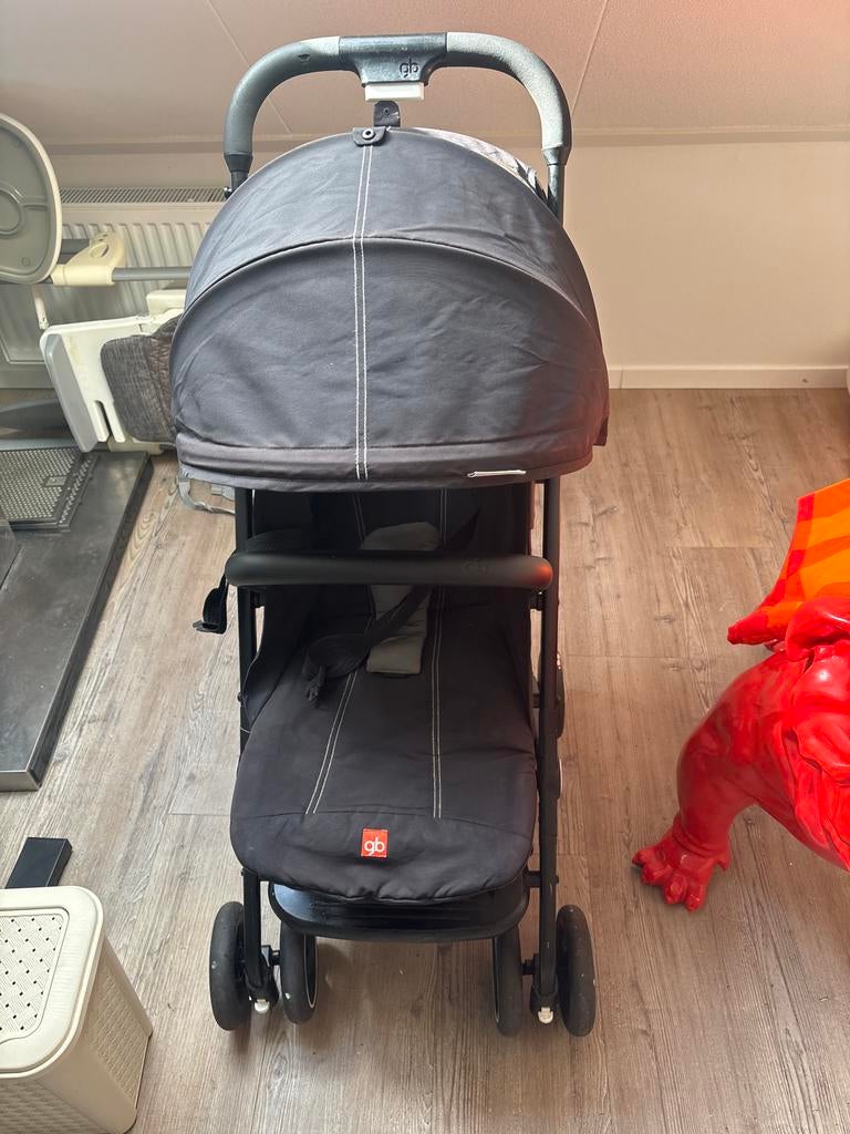 GB Qbit+ All Terrain opvouwbare kinderwagen, Ophalen, Gebruikt, Overige merken, Zonnekap