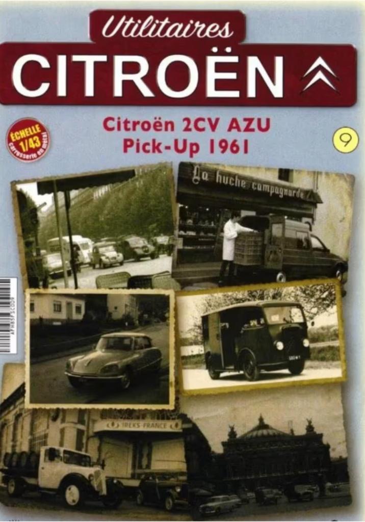 Citroen 2CV AZU Pick-Up 1961 1/43 Utilitaires Citroen # 9, Verzenden, Nieuw, Auto, Overige merken