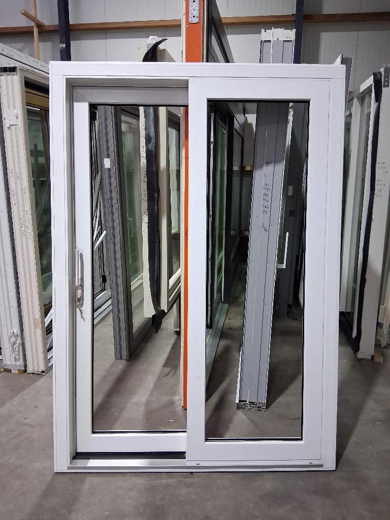 Nieuw kunstof schuifpui bezorgen factuur mogelijk, Kunststof, Ophalen of Verzenden, Zo goed als nieuw, 150 tot 225 cm