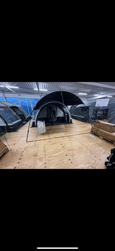 Obelink Lugano 6 Plus tunneltent + gaaswand + luifel, Ophalen, Zo goed als nieuw, Meer dan 6