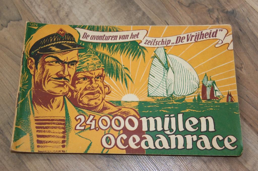 Avonturen zeilschip vrijheid (24.000 MIJLEN OCEAANRACE) 1947, Amerika, Ophalen, Gelezen, Eén comic