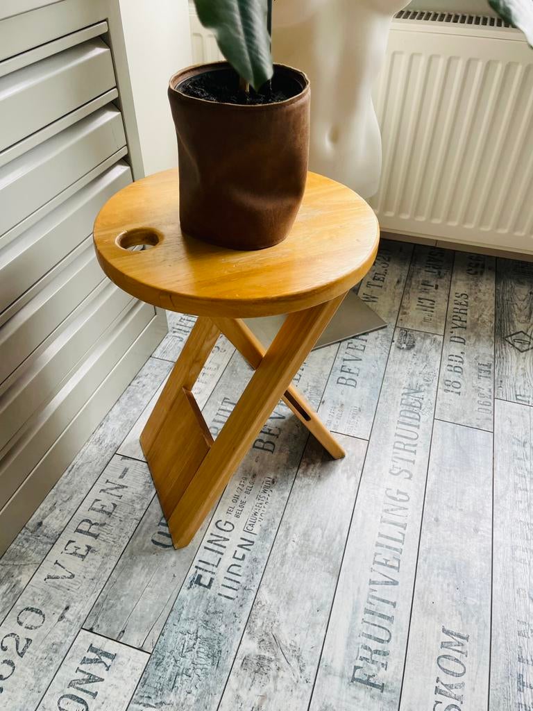 70’s SUZY Folding Stool by Adrian Reed, Ophalen of Verzenden, Hout