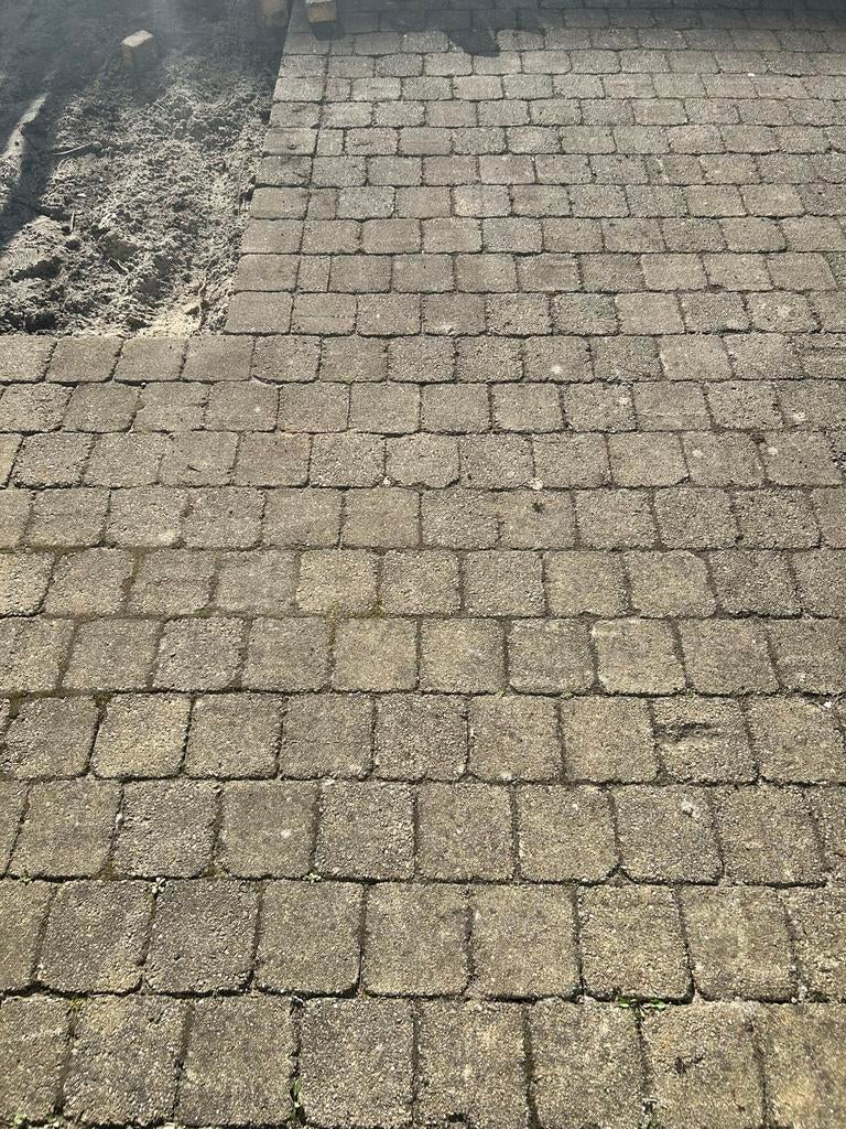 Koppelstones 15x15 cm, Tuin en Terras, Tegels en Klinkers, Ophalen, Gebruikt, Klinkers, 10 m² of meer