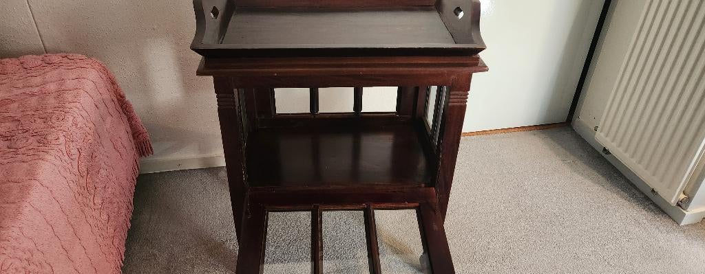 Theekast met dienblad, Antiek en Kunst, Antiek | Meubels | Kasten, Ophalen