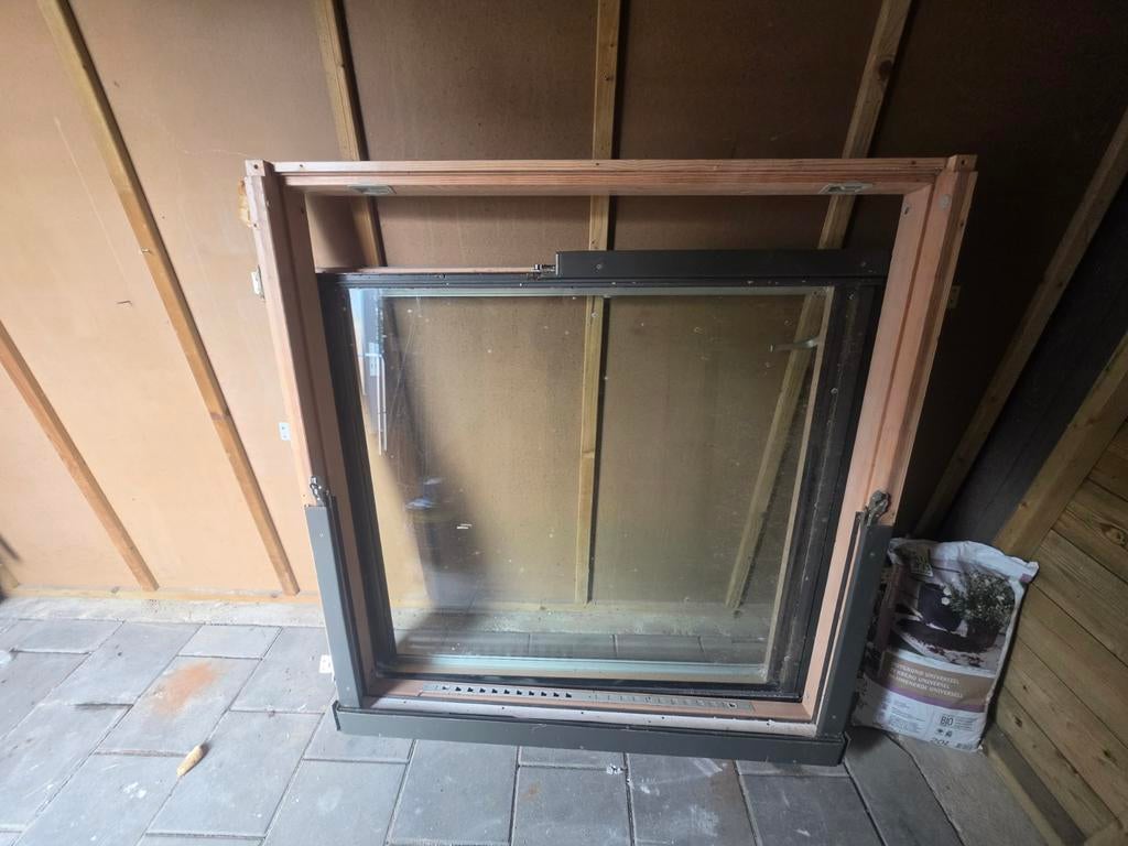 Dakraam 130 x 120 cm, Ophalen, 80 tot 120 cm, 80 tot 120 cm, Zo goed als nieuw