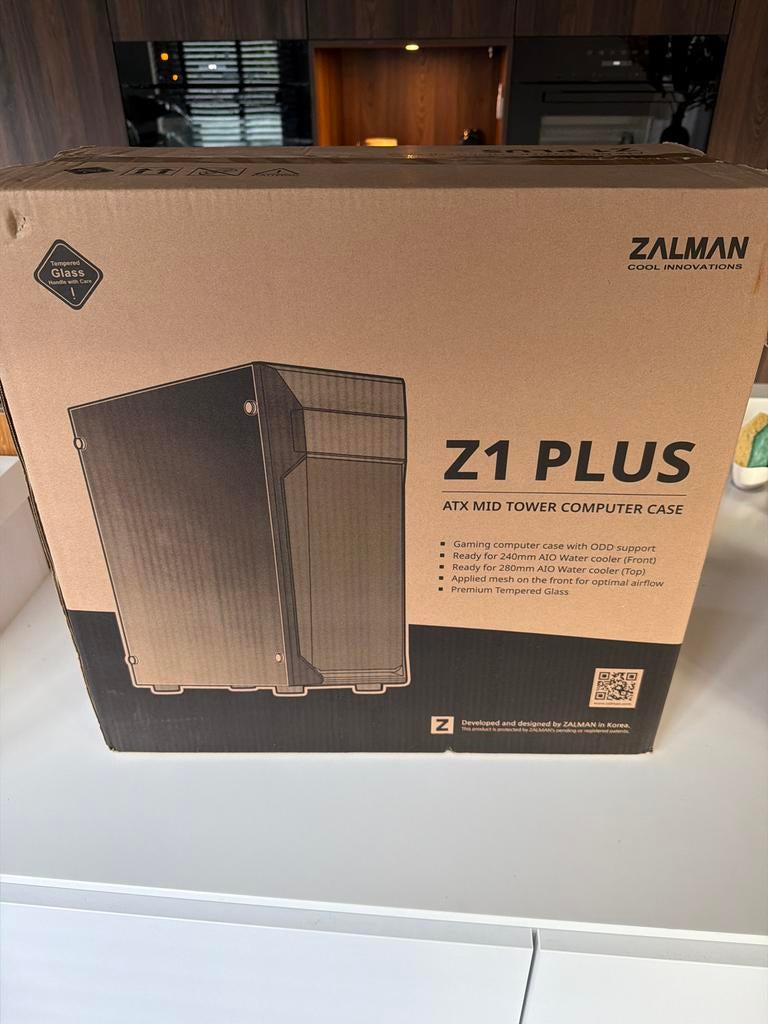 ZALMAN Z1 PLUS ATX Mid Tower Gaming Computer Behuizing, Computers en Software, Computerbehuizingen, Ophalen of Verzenden, Nieuw