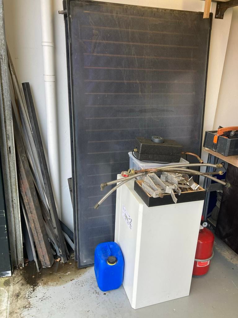 Nefit zonneboiler complete set, Ophalen, Gebruikt