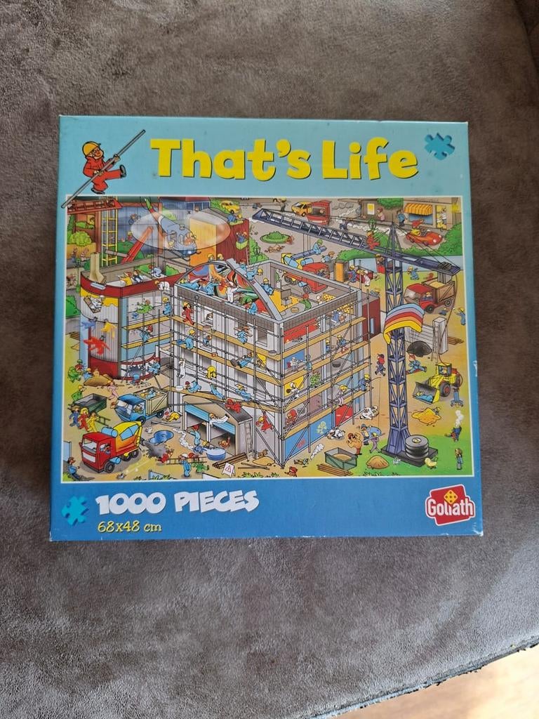 That's Life Puzzels - 1000 stukjes - Goliath, Ophalen of Verzenden, 500 t/m 1500 stukjes, Zo goed als nieuw, Legpuzzel