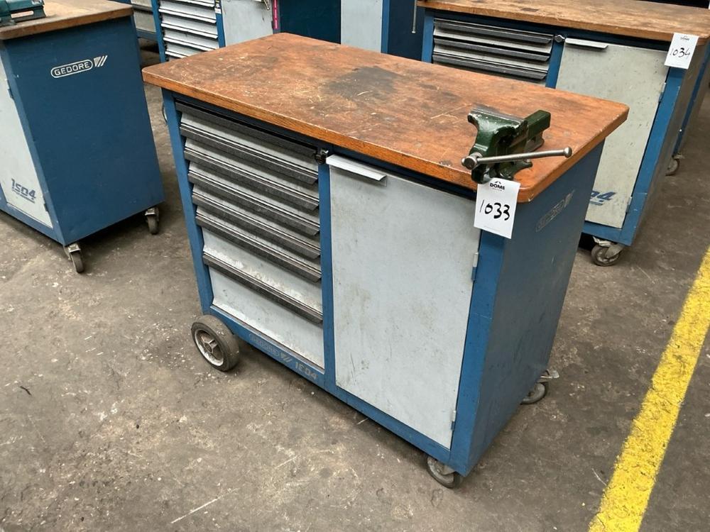 Gedore 1504 mobiele gereedschapswagen, Auto diversen