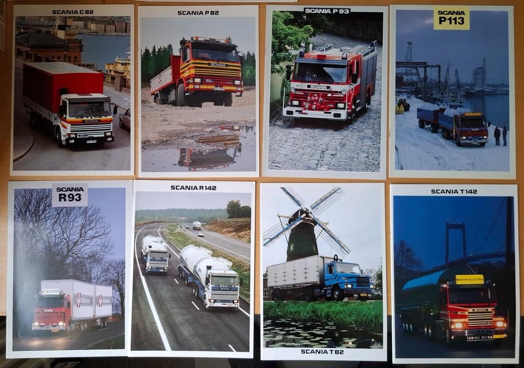 Brochures Scania G82, P82, P93, P113, R93, R142, T82, T142, Ophalen of Verzenden, Zo goed als nieuw, Overige merken