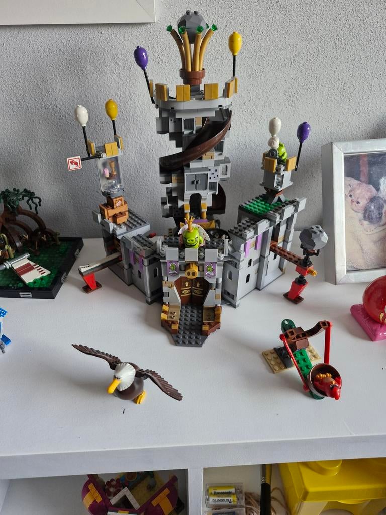 LEGO Angry Birds 75826 King Pig's Castle, Ophalen of Verzenden, Zo goed als nieuw, Complete set, Lego