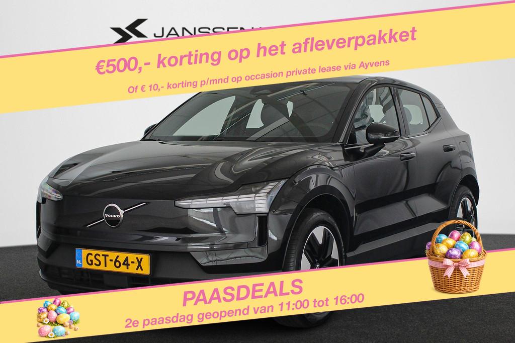 Volvo EX30 Single Motor Core 51 kWh Stoel-Stuurverwarming Ac, Automaat, Gebruikt, EX30, Zwart