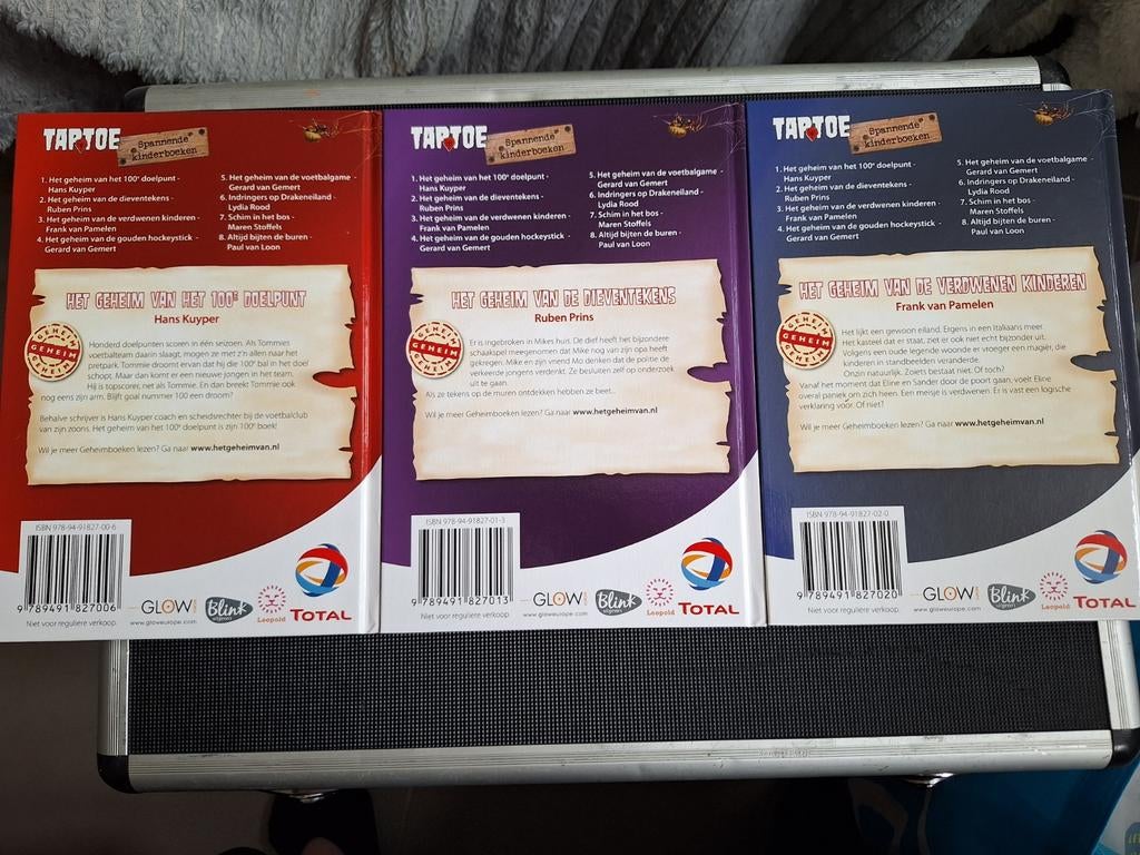 Serie van 8 Taptoe boeken, Boeken, Kinderboeken | Jeugd | 10 tot 12 jaar, Ophalen of Verzenden, Zo goed als nieuw, Diverse auteurs