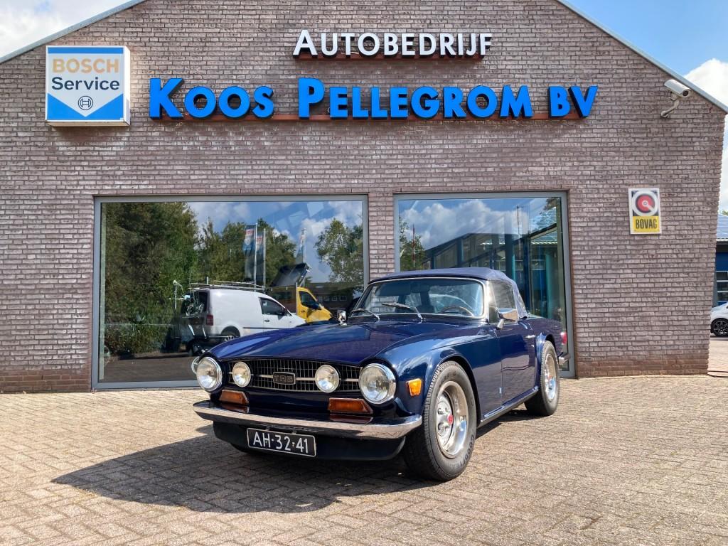 Triumph TR6 SOFT TOP, Auto's, Triumph, Bedrijf, TR6, Lederen bekleding, Open dak, Radio, Benzine, Cabriolet, Handgeschakeld, Geïmporteerd