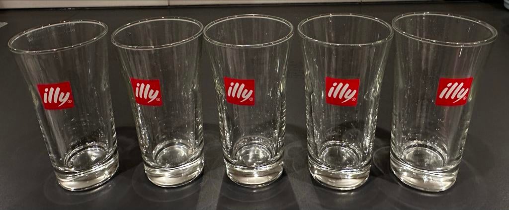 Illy Latte Macchiato glazen, Ophalen of Verzenden, Zo goed als nieuw