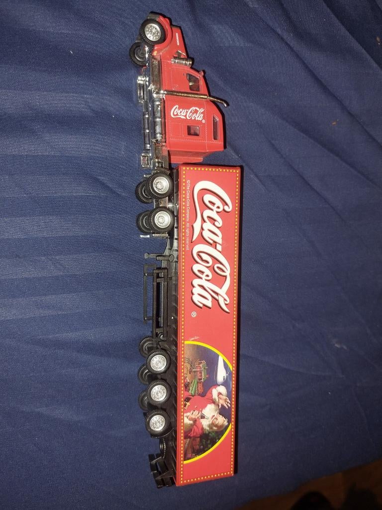 Coca-Cola Kerstmis Vrachtwagen - Collectors Item, Overige merken, 1:32 tot 1:50, Ophalen of Verzenden, Zo goed als nieuw
