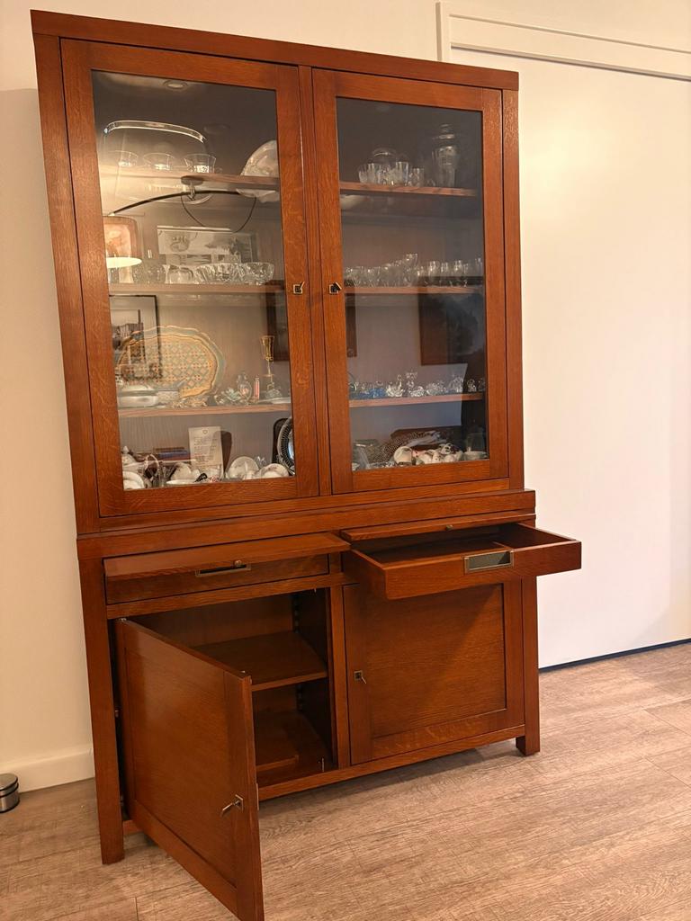 Meubelset, 100 tot 150 cm, Glas, Ophalen of Verzenden, Zo goed als nieuw