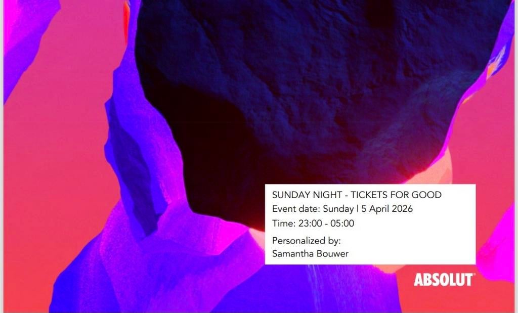 2x DGTL tickets zondag NACHT totaal prijs, Twee personen