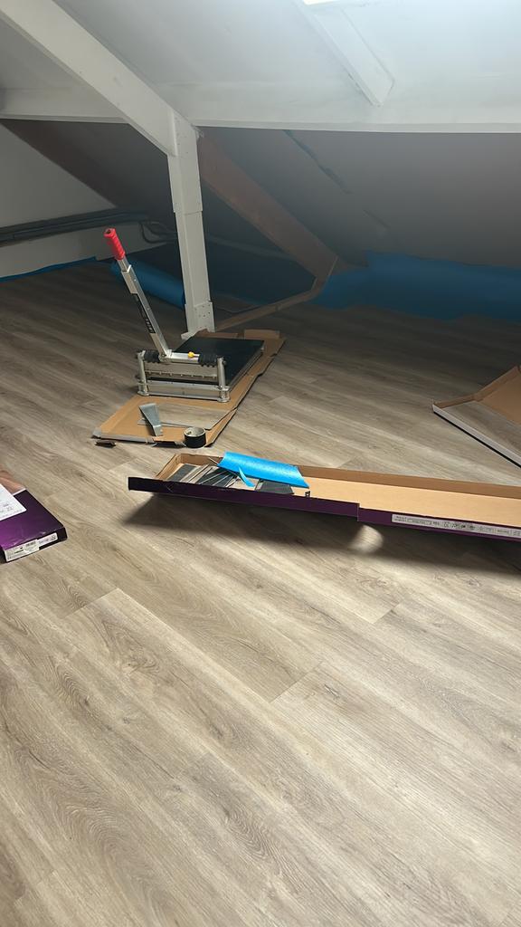 Laminaat legger, Huis en Inrichting, Stoffering | Vloerbedekking, Ophalen of Verzenden, Zo goed als nieuw, Laminaat