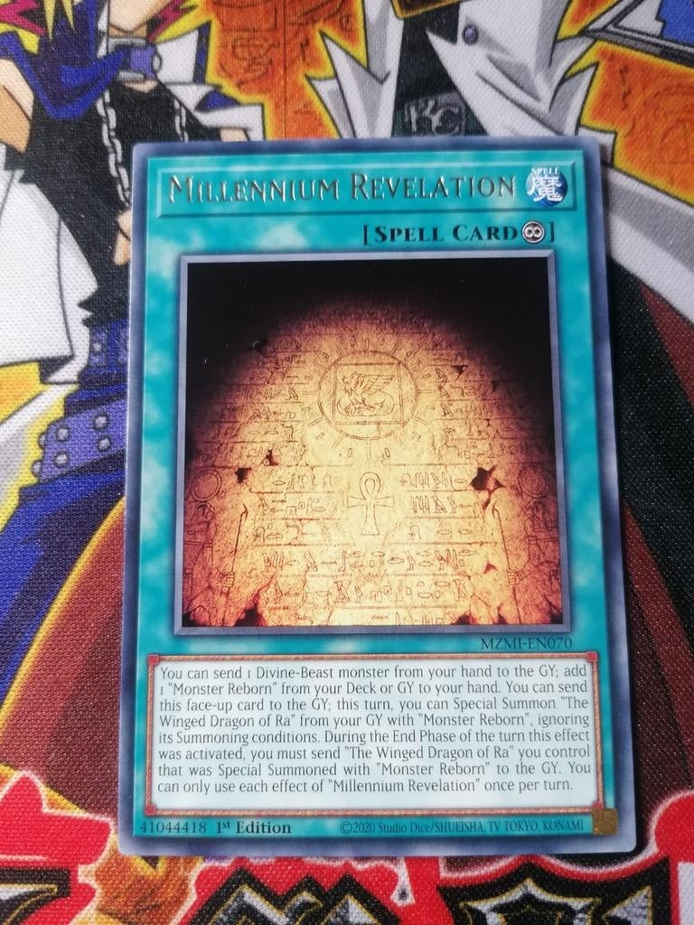 Millennium Revelation - Rare MZMI - Yu-Gi-Oh, Ophalen of Verzenden, Zo goed als nieuw