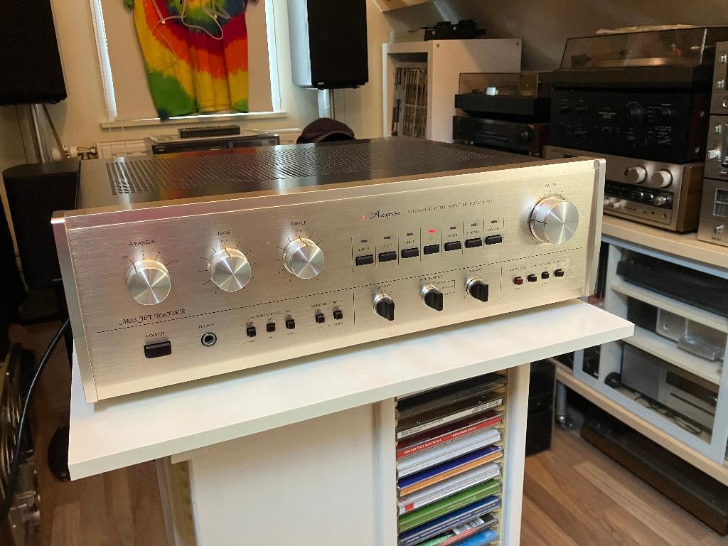 Accuphase E-205 champagne full service garantie nette staat, Audio, Tv en Foto, Versterkers en Receivers, Overige merken, Accuphase