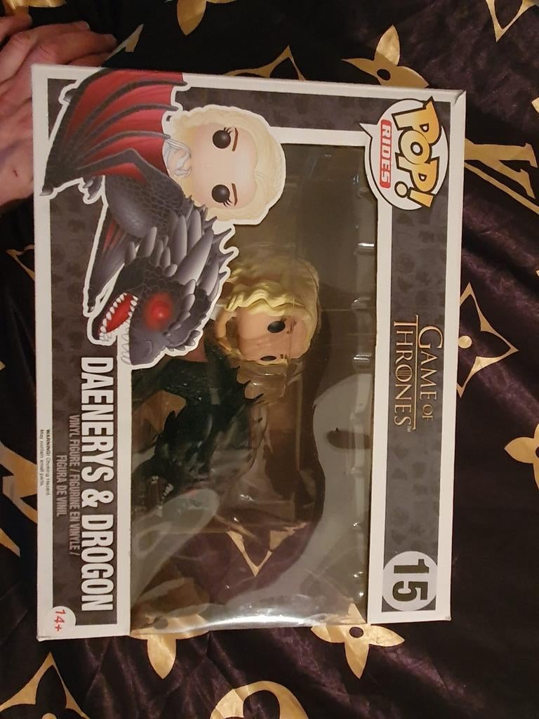 Funko Pop! Rides #15 Daenerys & Drogon Game of Thrones, Ophalen of Verzenden, Gebruikt