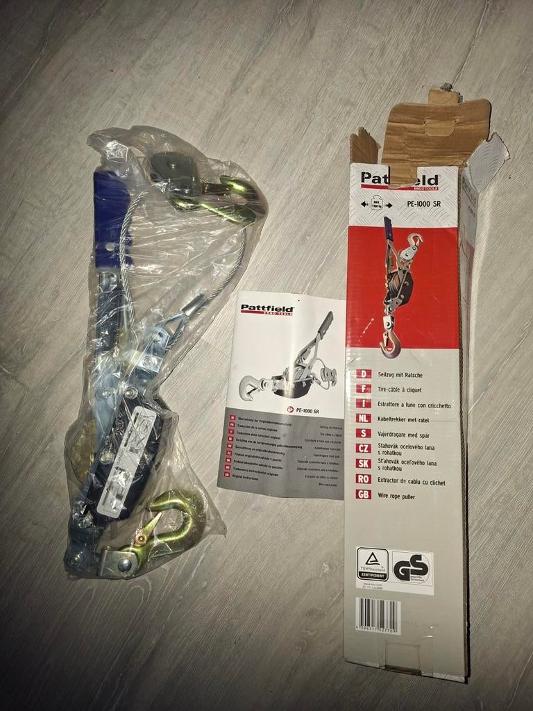 Pattfield PE 1000 SR Kabeltrekker - Nieuwstaat, Ophalen of Verzenden, Zo goed als nieuw, Handmatig